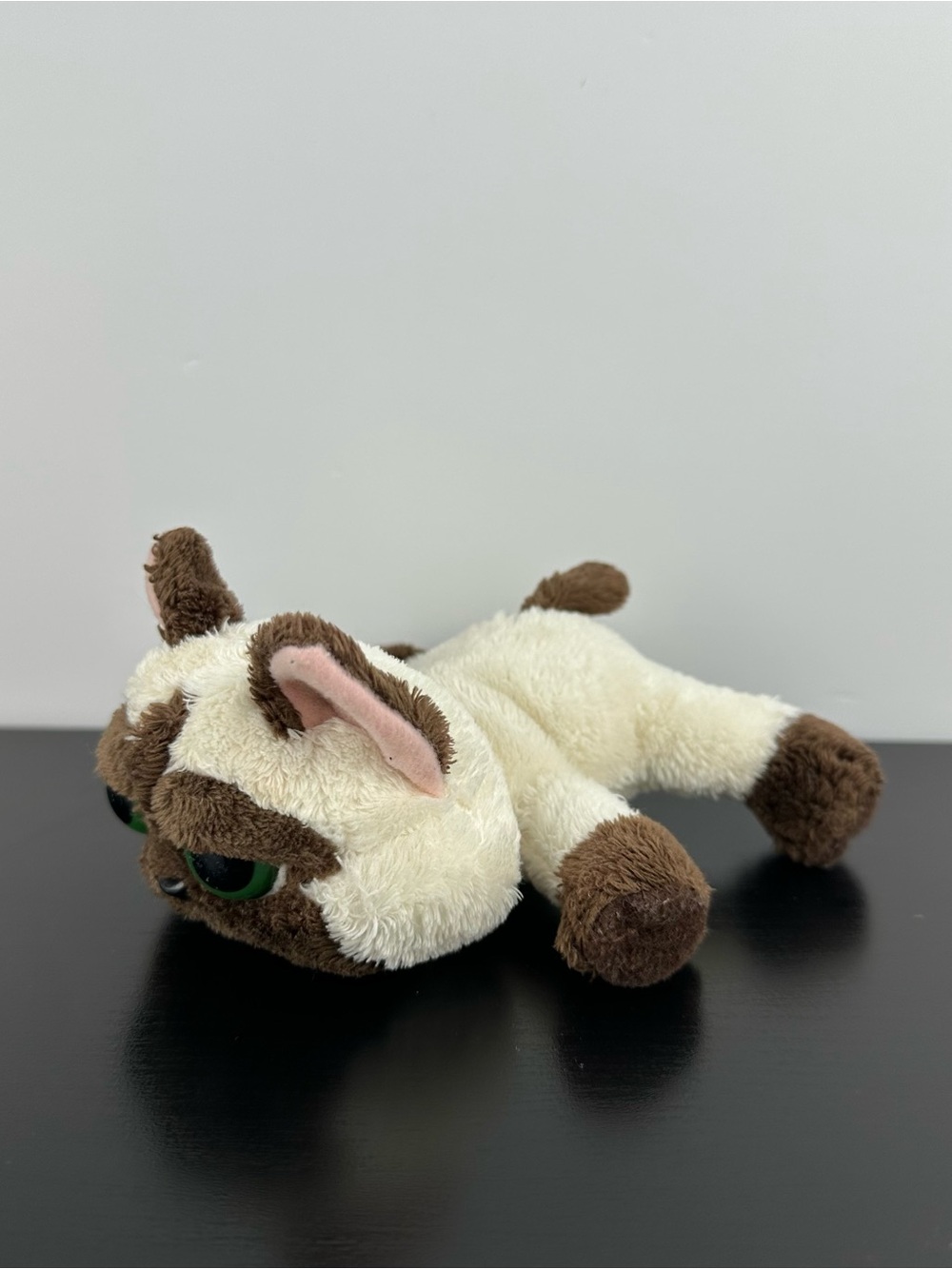 Russ Berrie Rare Lil Peepers Seonmi Siamese Kitty Cat 5” Big Green Eyes Plush